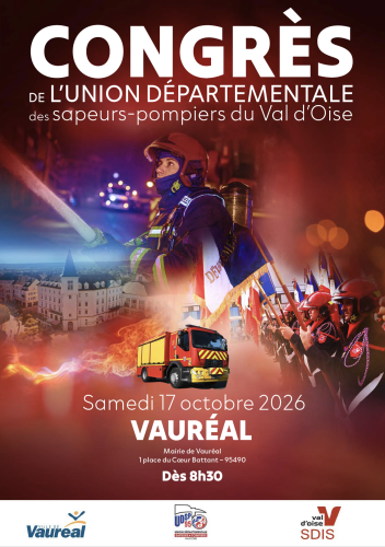 AFFICHE CONGRÈS DES POMPIERS