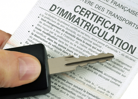 Certificat d'immatriculation