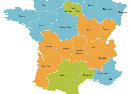 carte zones vacances scolaires